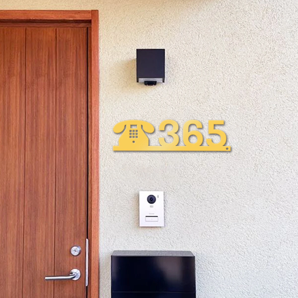 1Pc Custom phone Metal Street  - Home Office Phone Number recension och pris