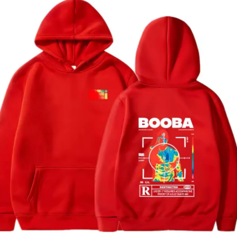 2025 التجارة الإلكترونية B2O للرجال والنساء نفس النمط موضة ملابس منقوشة بكم طويل هوديي للنساء الترفيه Hariku Style Street Tren