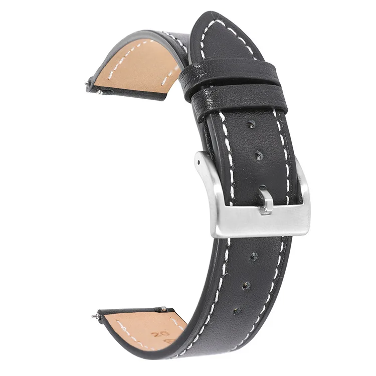 18mm Leather Bracelet Watchband For Garmin Vivoactive 3S 4S Venu 2S Watch Wristband Loop Band Wrist Straps Belt