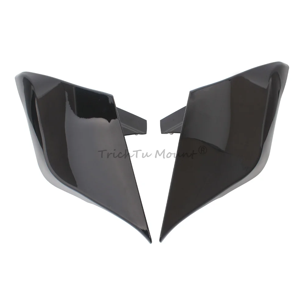 دراجة نارية ABS البلاستيك امتدت تمديد الجانب غطاء البطارية لوحات ل هارلي الطريق الملك إلكترا الإنزلاق الطريق الإنزلاق FLTRX 09-2013 #2