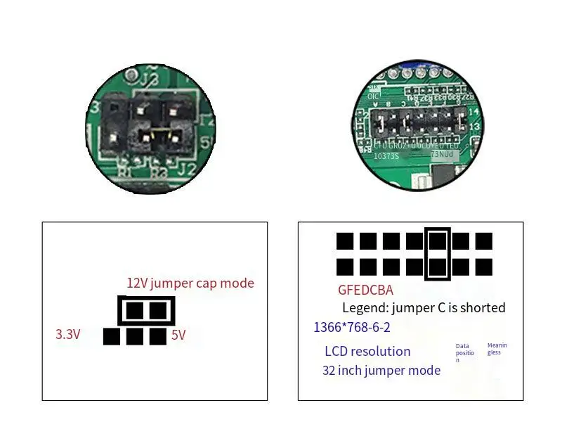 Drive-free V56 chip motherboard HDV56R/U-AS V2.1 Single AV TV motherboard English jump cap with color box in multiple resolution