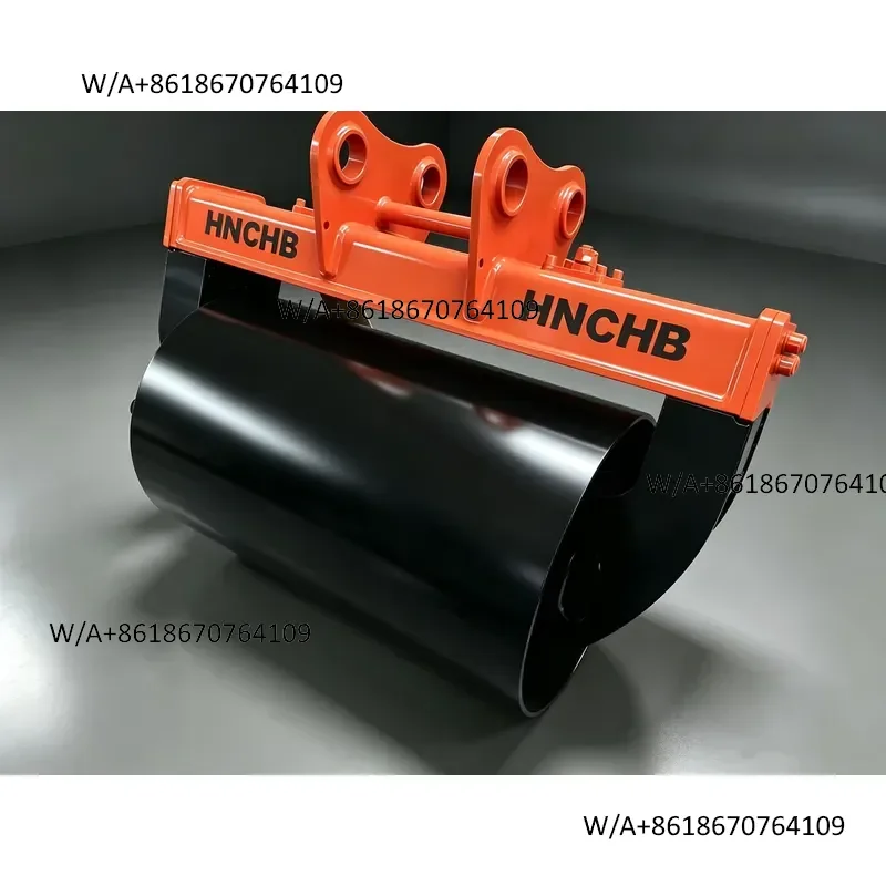 Hot Seller Excavator Attachment Vibratory Compaction Roller Vibrating Drum Compactor Excavator Roller Compactor