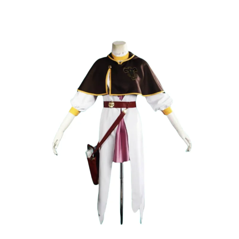 Anime Black Clover Noell Silva Cosplay Costumes Uniform Full Set Accessories Men Boys Halloween Carnival Gifts