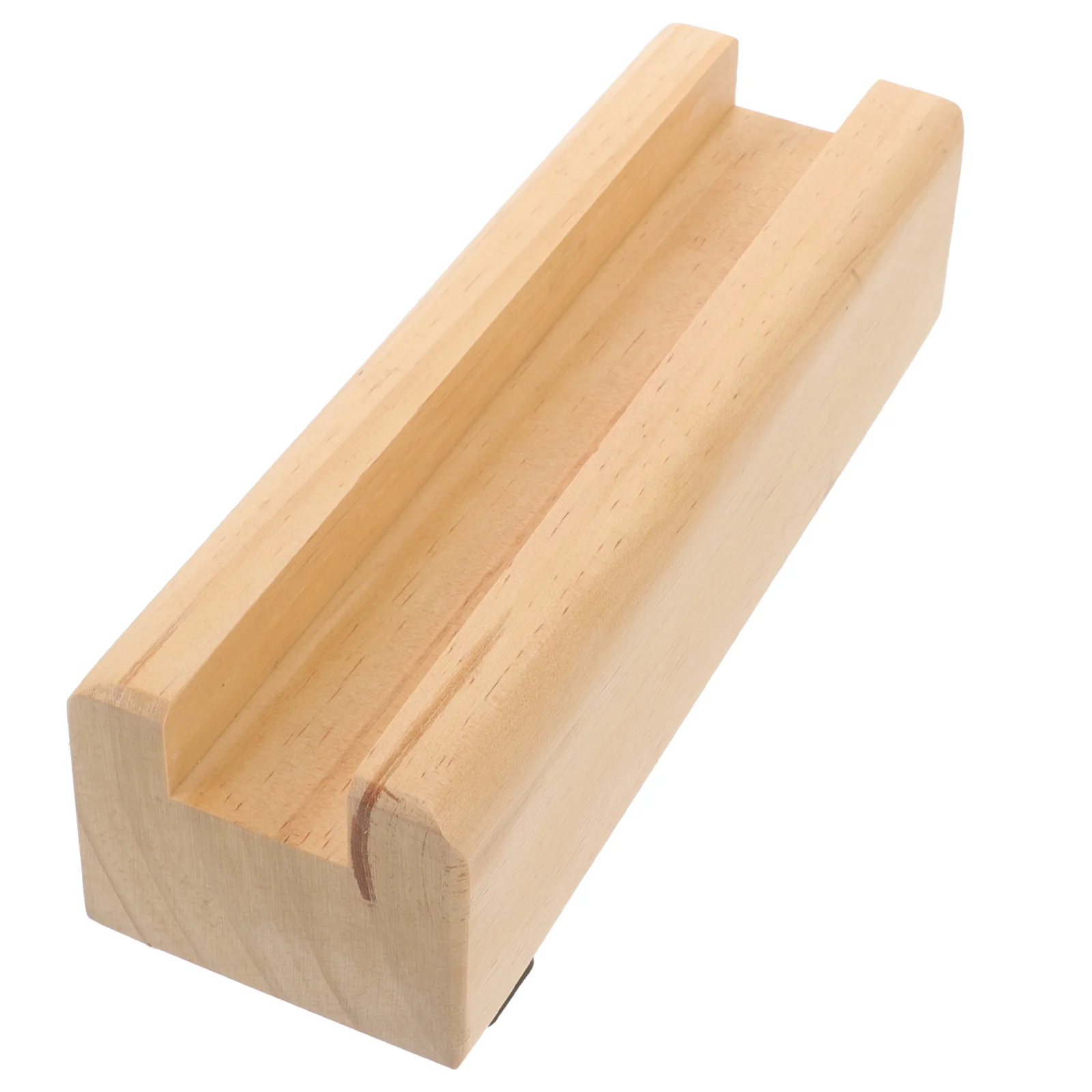 Solid Wood Floor Mirror Base Heavy Stand for Fixed Pad Holder Full Length Wooden Minimalist Decor