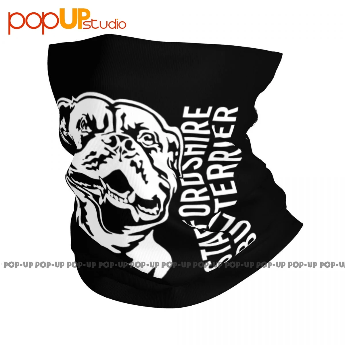 Staffordshire Bull Terrier Staffy Neck Gaiter Bandana Scarf Face Mask