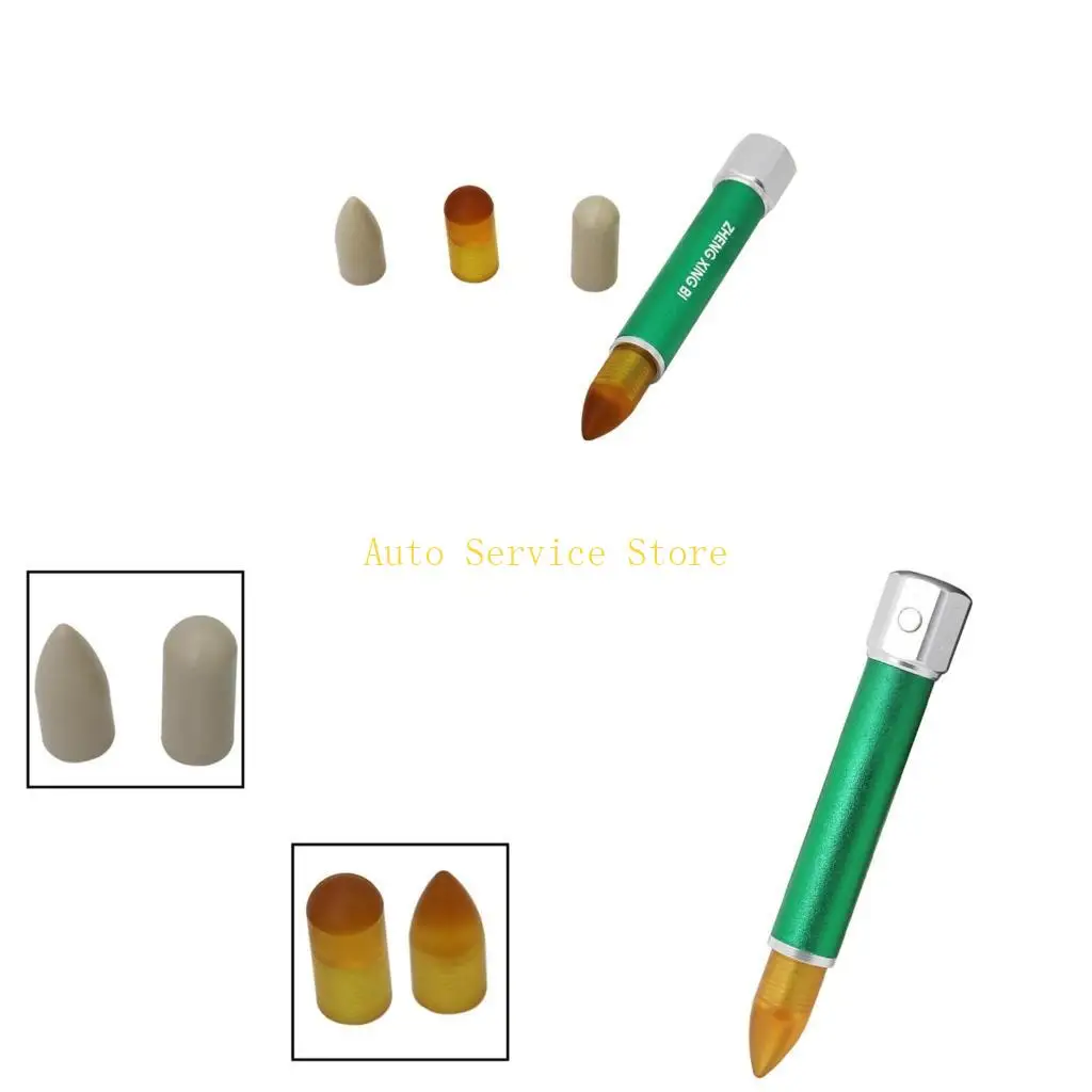 

462A Car Dent Repair Pen Professional Repair Tool with 4 Replacement Heads Lightweight Car Repair Kits Durable