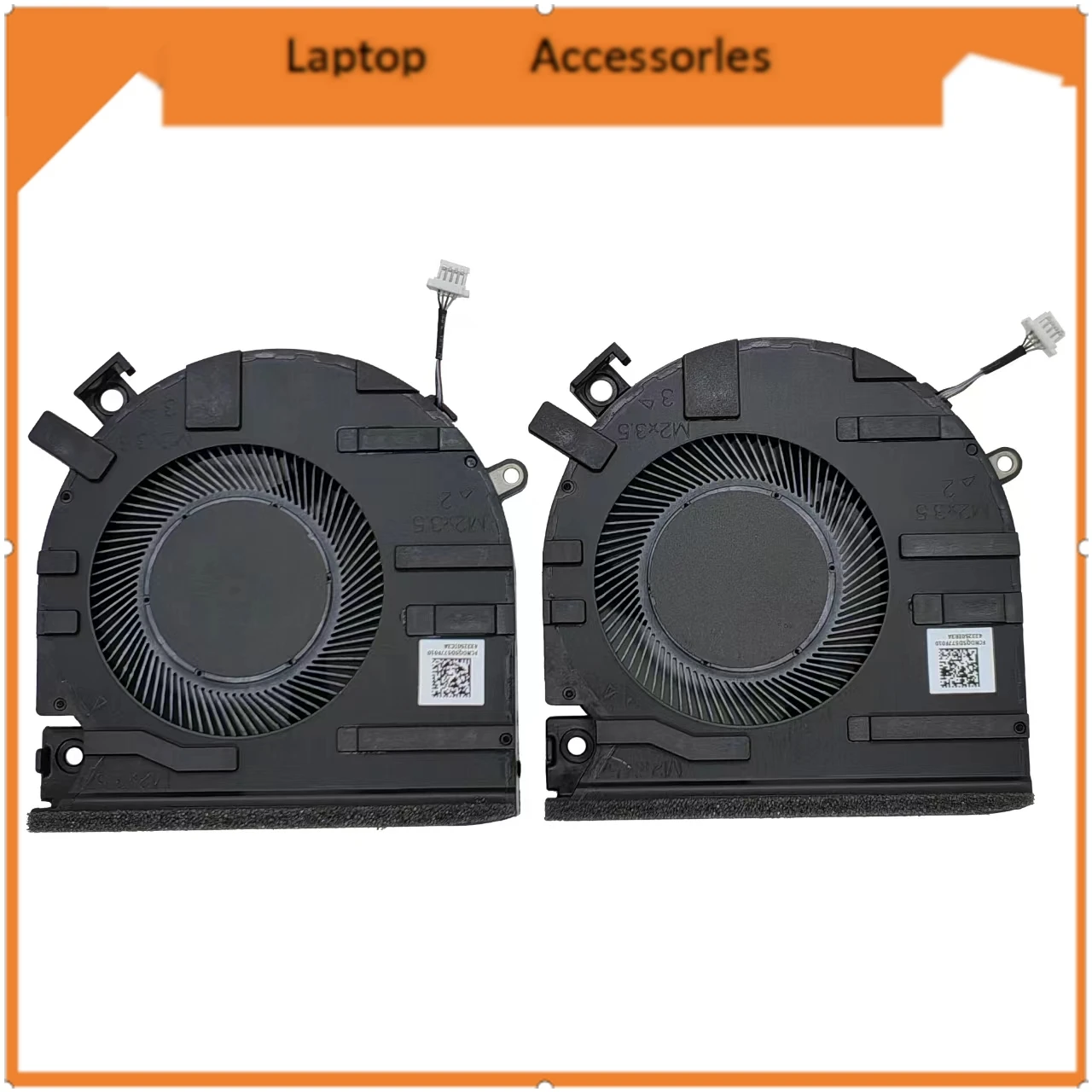 HJ  CPU Cooling Fan for HP Victus 15-FA 15-FB 15-fa0031dx 15-fb0028nr TPN-Q278 TPN-Q279  N17902-001 DFS5K22B056737 FPJY 2-Pack