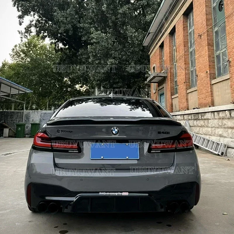 For BMW 5 Series G30 Spoiler 2018 2019 2020 Year Rear Wing PRO Style Sport Body Kit Accessories Carbon Look