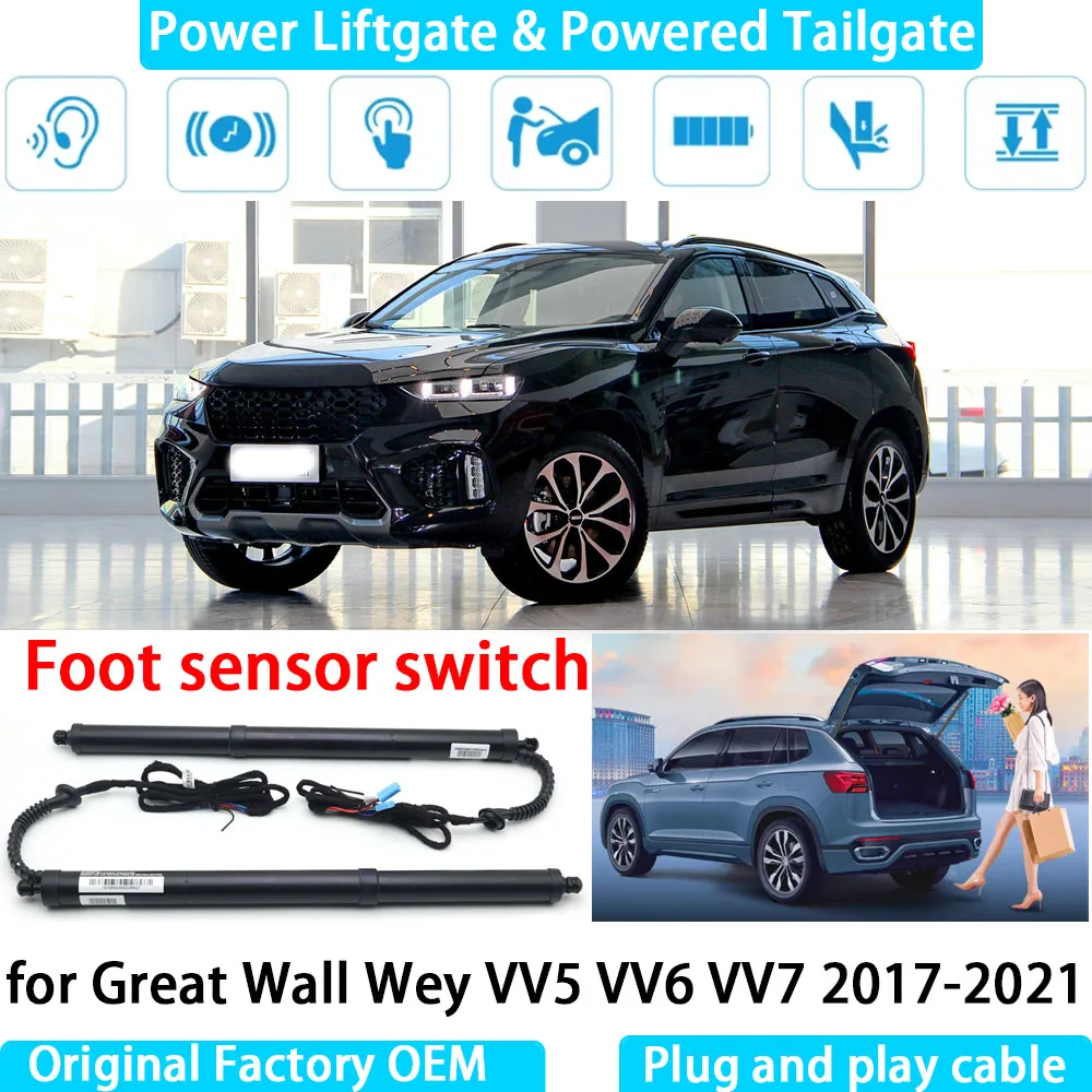 

for Great Wall Wey VV5 VV6 VV7 2017-2021 Automatic Electric Power Liftgate Powered Tailgate Strut Tail Gate Lift System