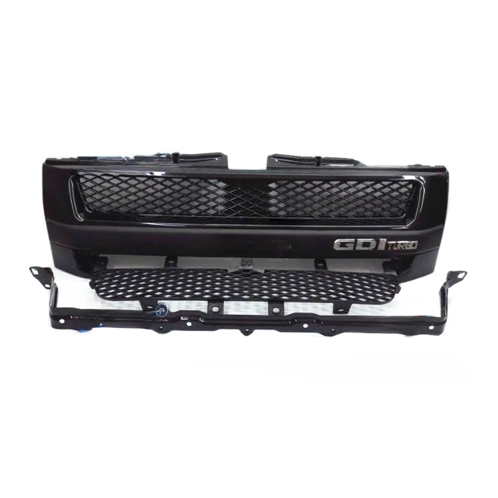 1 Set Front Bumper Grille For Pajero Mini Bumper Net For Montero Pinin White Silver Black Grille For Shogun IO