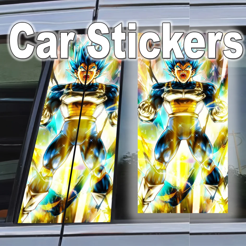

Dragon Ball Car Door B Pillar Sticker Decal Waterproof Super Saiyan Anime Self-adhesive Decor Gift Car Exterior Accessories