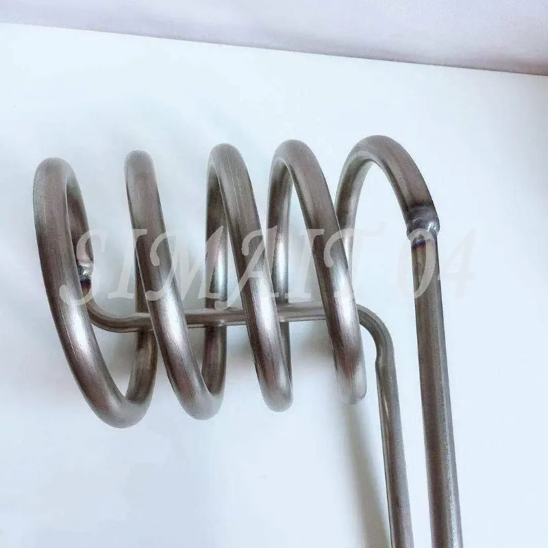 Seafood, Fish Tank Refrigeration Titanium Pipe Accessories, Pure Titanium Evaporator Titanium Gun