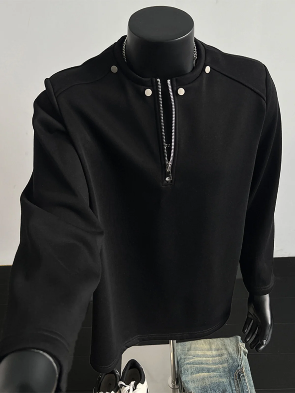 

Мужская толстовка Bla Fce с подкладкой, на молнии, с длинными рукавами, утепленная, для осени и зимы, в уличном стиле, базовый слой