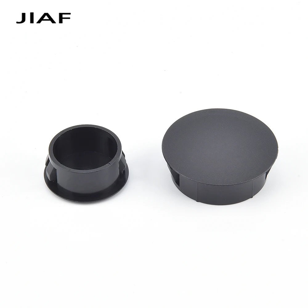 1PCS Snap‑on Plastic Hole Plug Black White Screw Hole Cap Fastener Locking Cover For Cabinet Furniture Hole Sealing Decoration