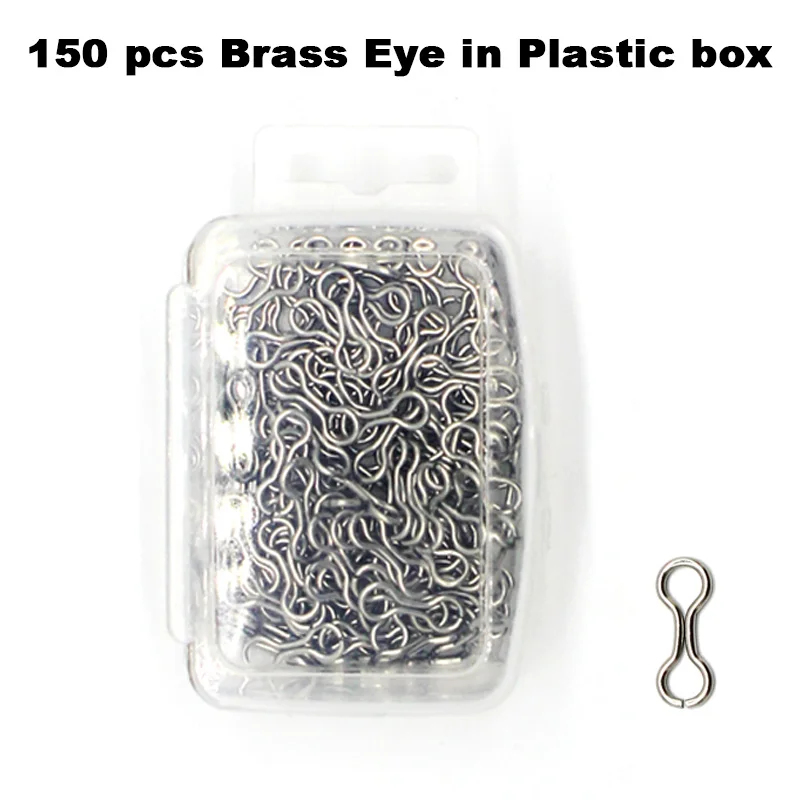 Adygil DIY Fishing 150pcs Brass Eye in Plastic box for Pyramid Sinker Mould ADPYSM/COMBO