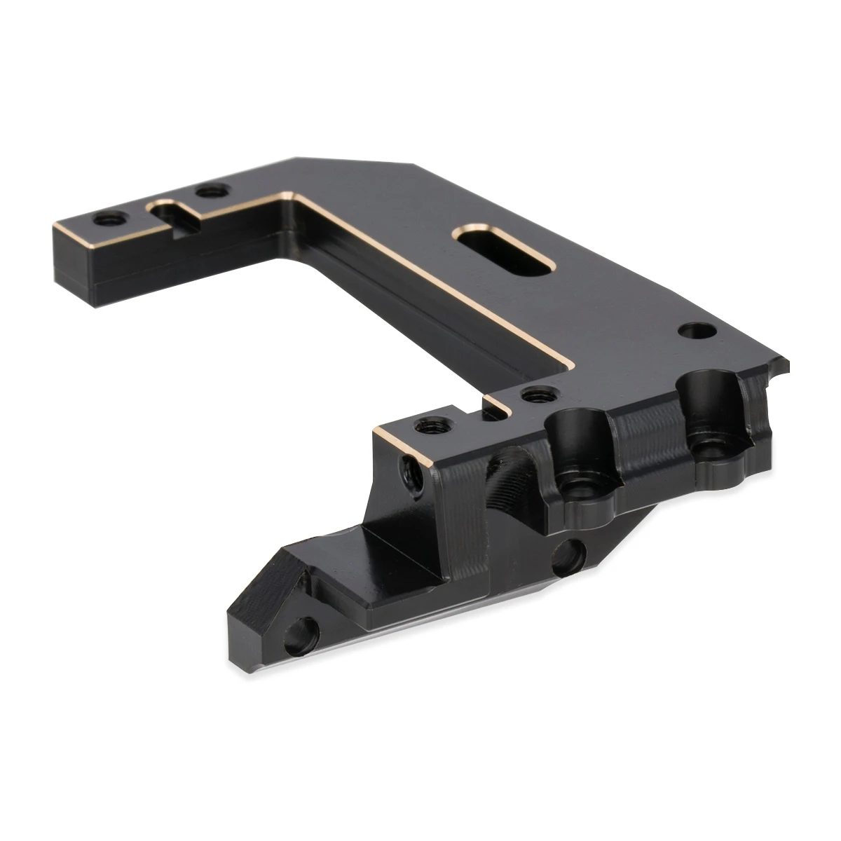 Gefräste Messing-Servohalterung für Vanquish H10 Optic Sparco Yokohama RTR 1/10 RC Crawler Upgrades Teile Zubehör