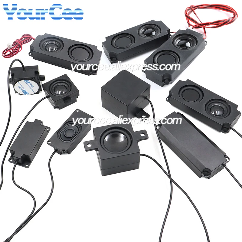 캐비티 혼 3070 4040 4545 5151 45100 싱글 더블 다이어프램 스피커 8옴 8R 5W 고출력 통합 멀티미디어 스피커용