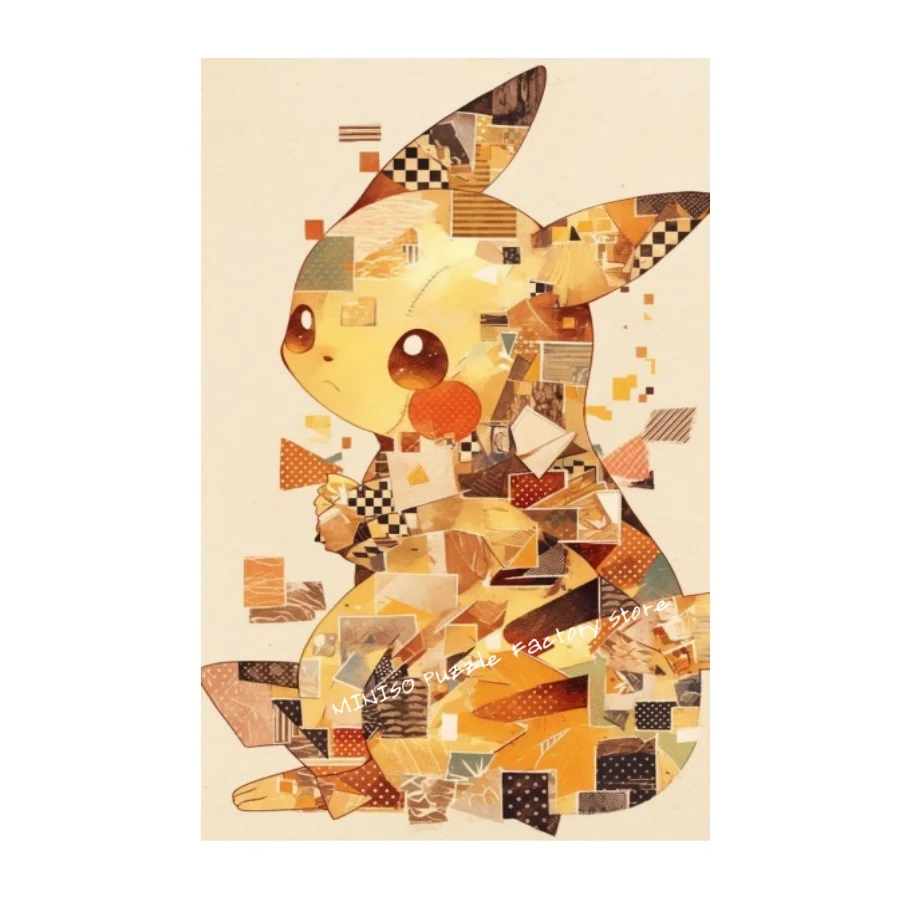 อะนิเมะ Pokemon จิ๊กซอว์ปริศนากระดาษแข็ง/ไม้ 108/200/300/500/1000 ชิ้นจิ๊กซอว์ปริศนาสําหรับผู้ใหญ่เด...