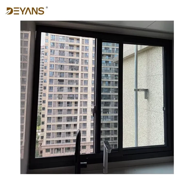 Warm Stylish Casement High-Quality Thermal Insulation Impact-Resistant Aluminum Glass Window