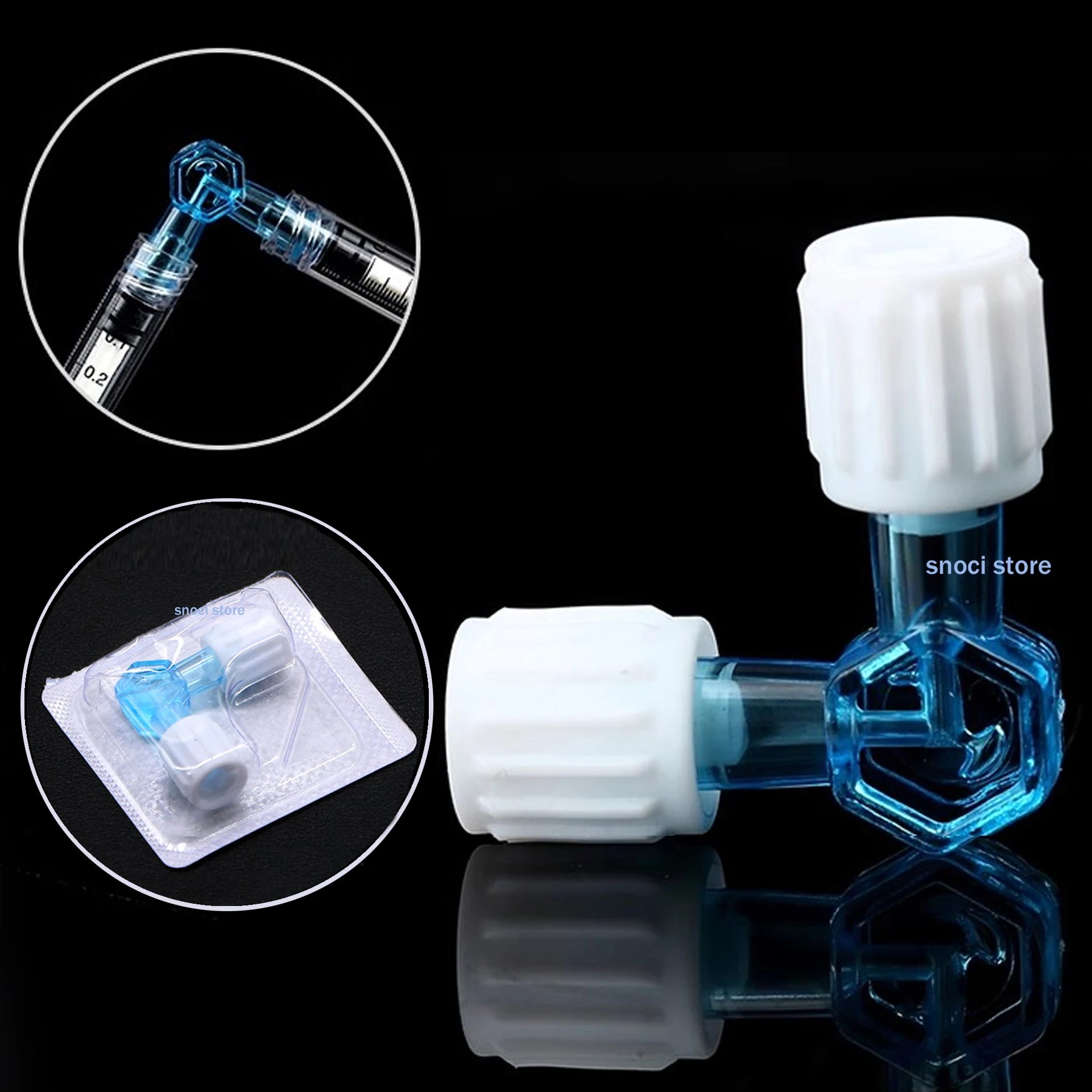 

two-way disposable dispenser needle tube syringe adapter plug valve Plastic syringe Connector Extension Tube for labortory