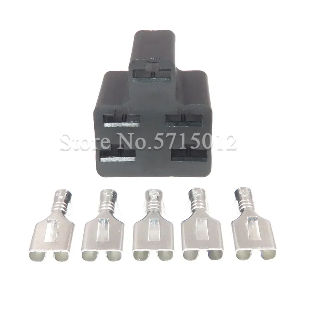 5 Hole Car High Power Harness Plug 6.3mm Sockets Automotive High Current Connector