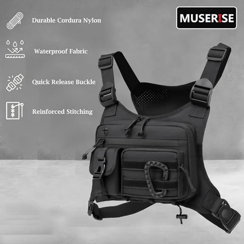 Camouflage Chest Pack for Outdoor Running Breathable Lightweight Tactical