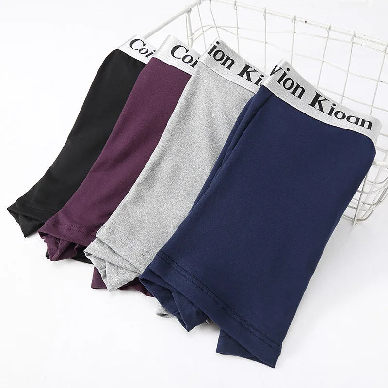 8pcs/lot Solid Shorts Underpants Sexy Men\'s Underwear Soft Fabric Men Boxer Shorts Comfortable Breathable Men Underwear