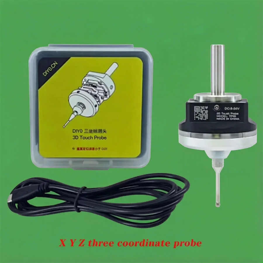 The new V6 anti roll 3D Touch Probe edge finder is compatible with mach3 and grbl for finding precision CNC probes