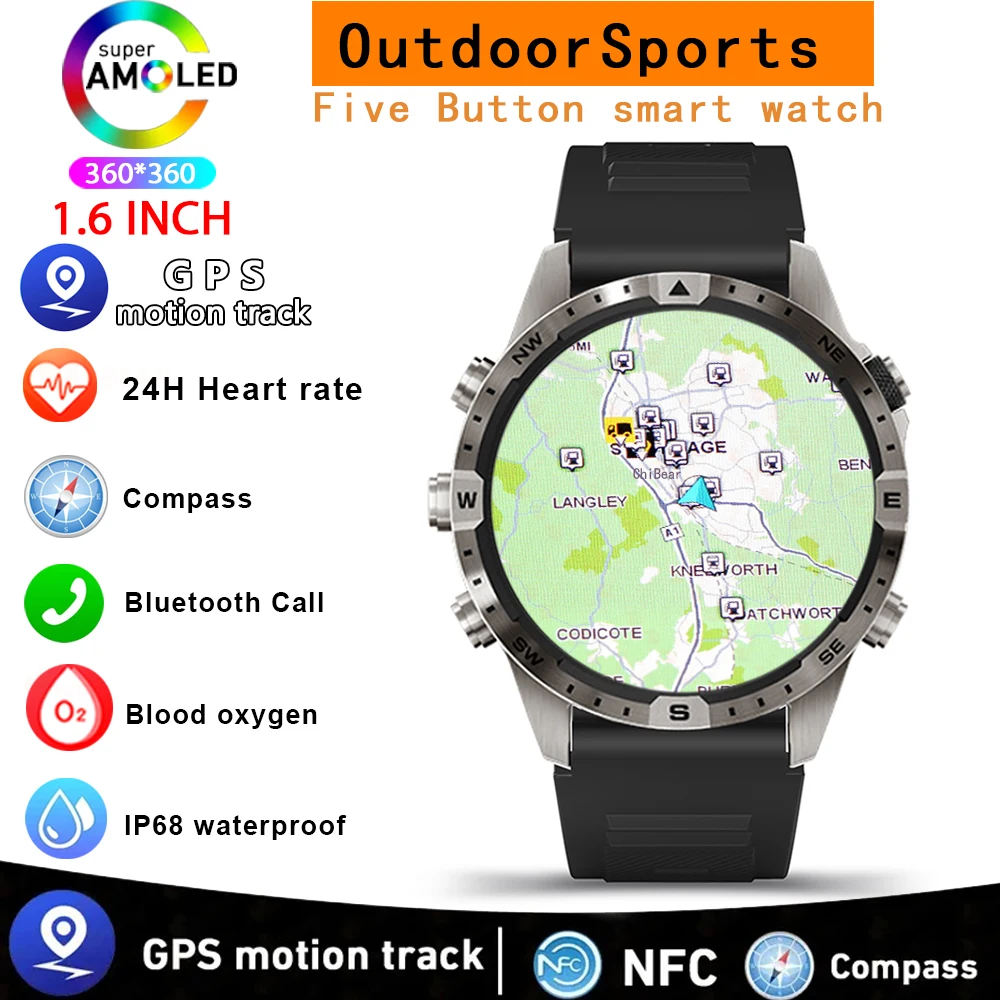 Smart Watch Men GPS Tracker 1