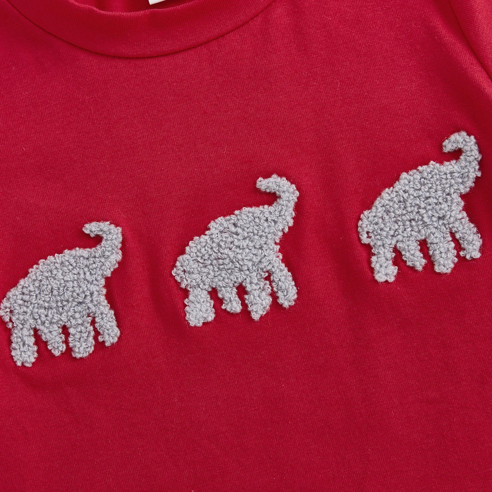 

Infant Baby Boy Summer Outfits Short Sleeve Dog/Elephant Embroidery T-Shirt + Shorts 2pcs Set Toddler Casual Clothes