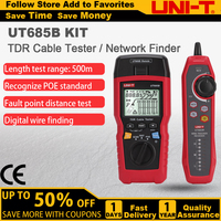 UNI T UT685B KIT Network Cable Tester TDR Cable Tracker Lan Tester RJ45 RJ11 Detector Wiring LCD Display Network Tool