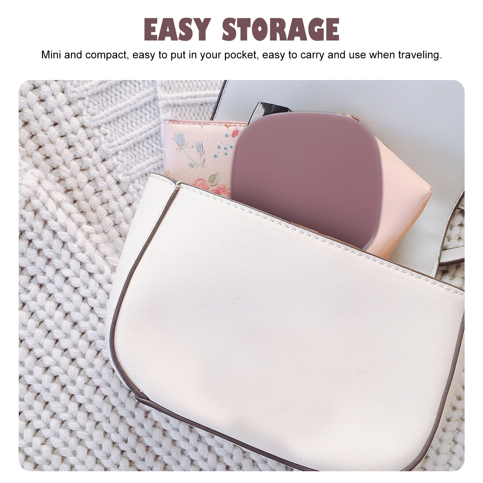 

Jewelry Storage Box Women Travel Earrings Necklace Holder Rings Case Portable Durable Box With Mirror Small Organizer For Home