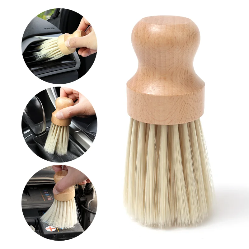 

Car Detailing Brush Fibre Super Soft Cleaning Brush Car Interior Detailing Kit Electrostatic Dust Remove Tools Wash Accessories