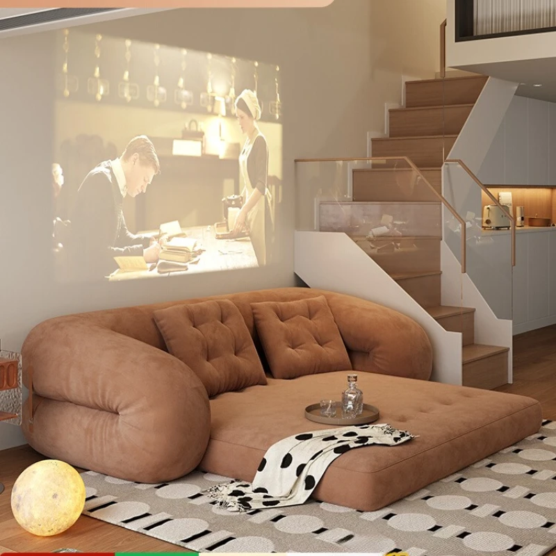 

Foldable dual-use 2025 new small apartment living room lazy sofa