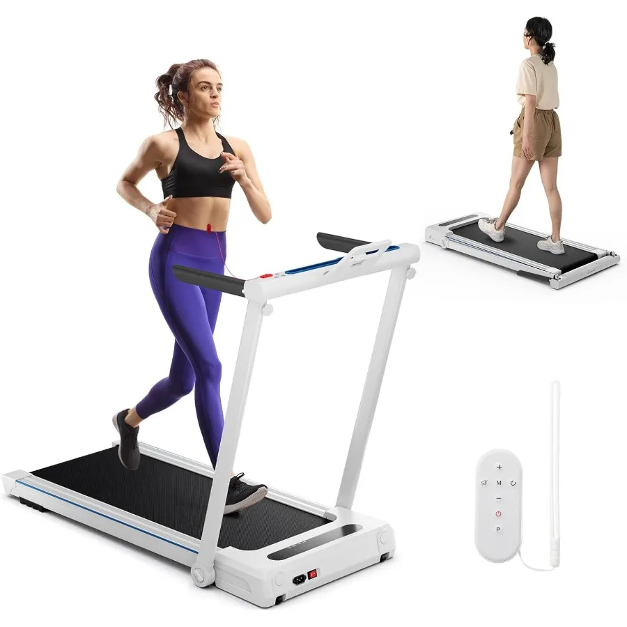 

Walking Pad Treadmill 3 in 1 Folding Treadmill with Removable Desktop Remote and 12 Preset Programs 2.5 HP Under Desk Walking P