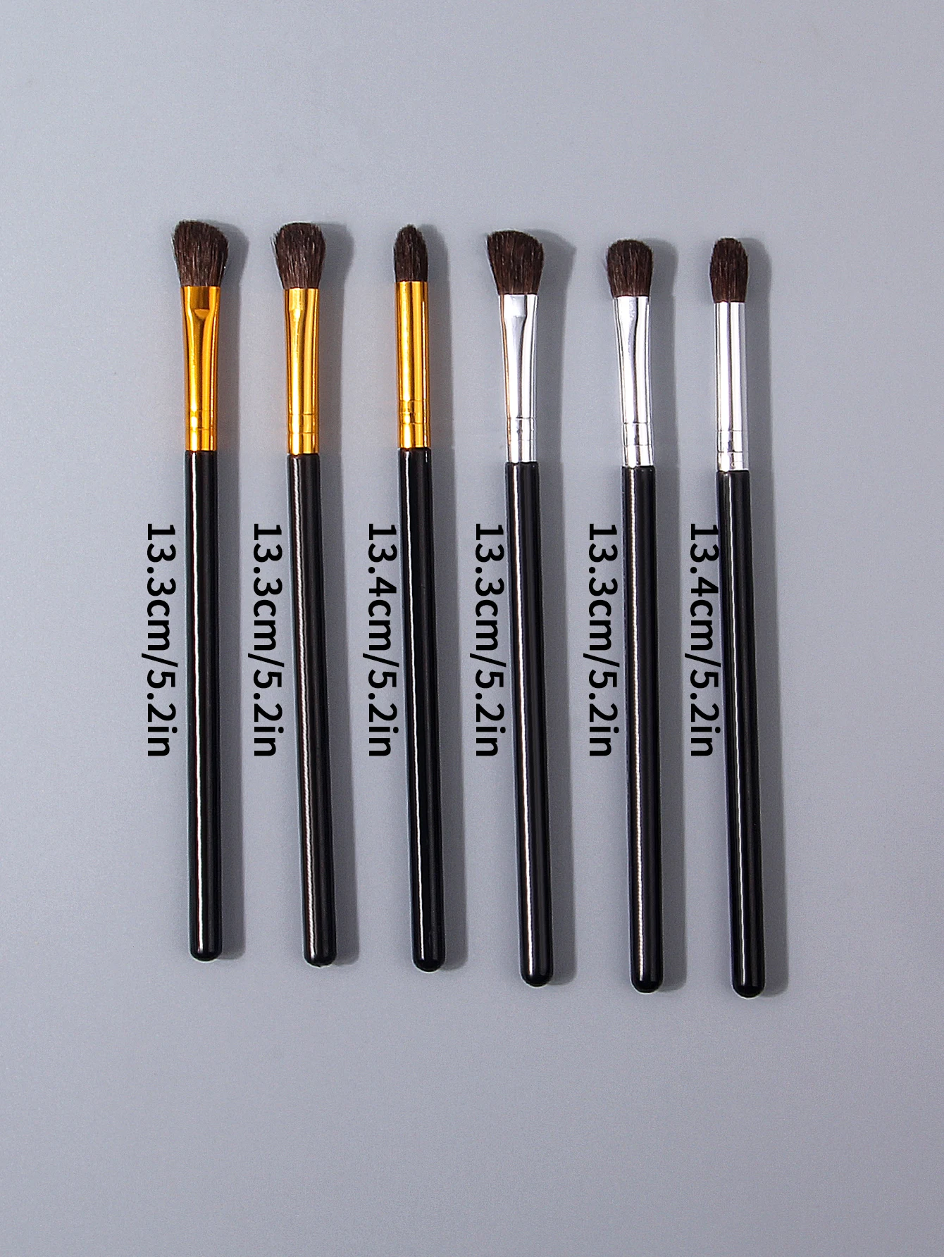 6 stuks zachte oogschaduwborstel, wenkbrauwborstel, smuderborstel, concealerborstel, multifunctionele oogmake-upborstel, schoonheidstools