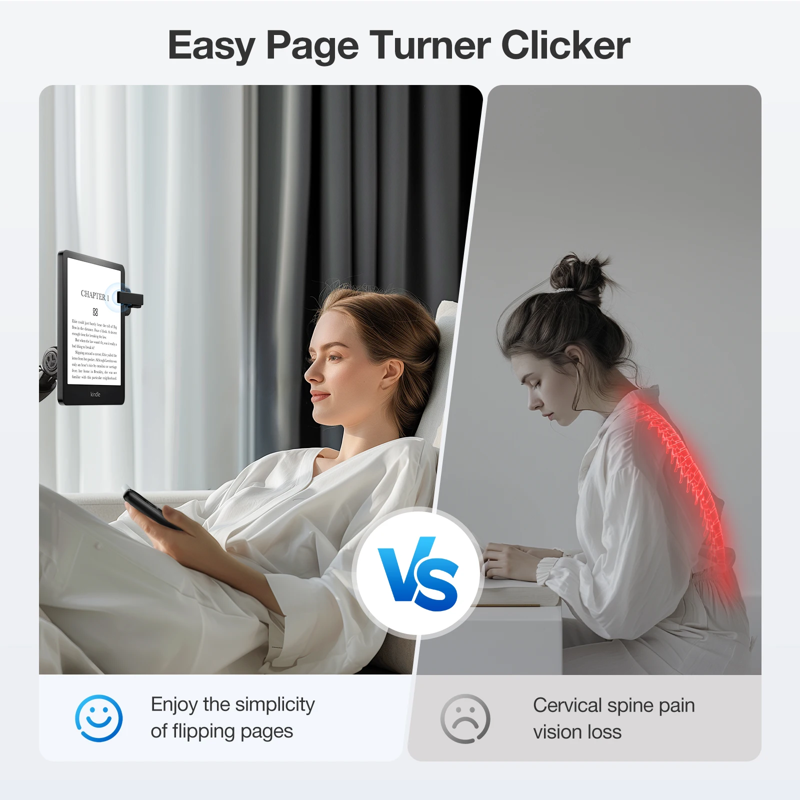 Pengendali jarak jauh Halaman Turner Video rekaman pemicu jarak jauh untuk Kindle Paperwhite scrobe untuk Pad membaca untuk permukaan Kobo