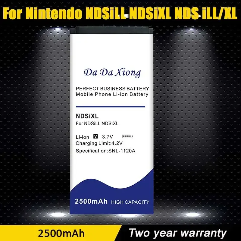 

Новый аккумулятор NDSiXL емкостью 2500 мАч для Nintendo NDSiLL NDSiXL NDS iLL/XL, сопровождающий инструмент