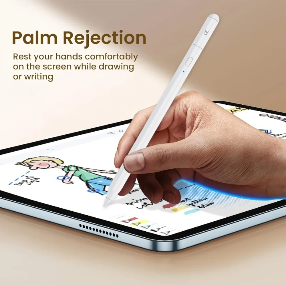 Touch Pens For Apple Pencil For iPad A16 2025 Pro 12.9 Air 13 11 M3 M4 Stylus Pen 10th Generation 10.9 Air 4 5 Mini 6 7 8th 10.2 view 2