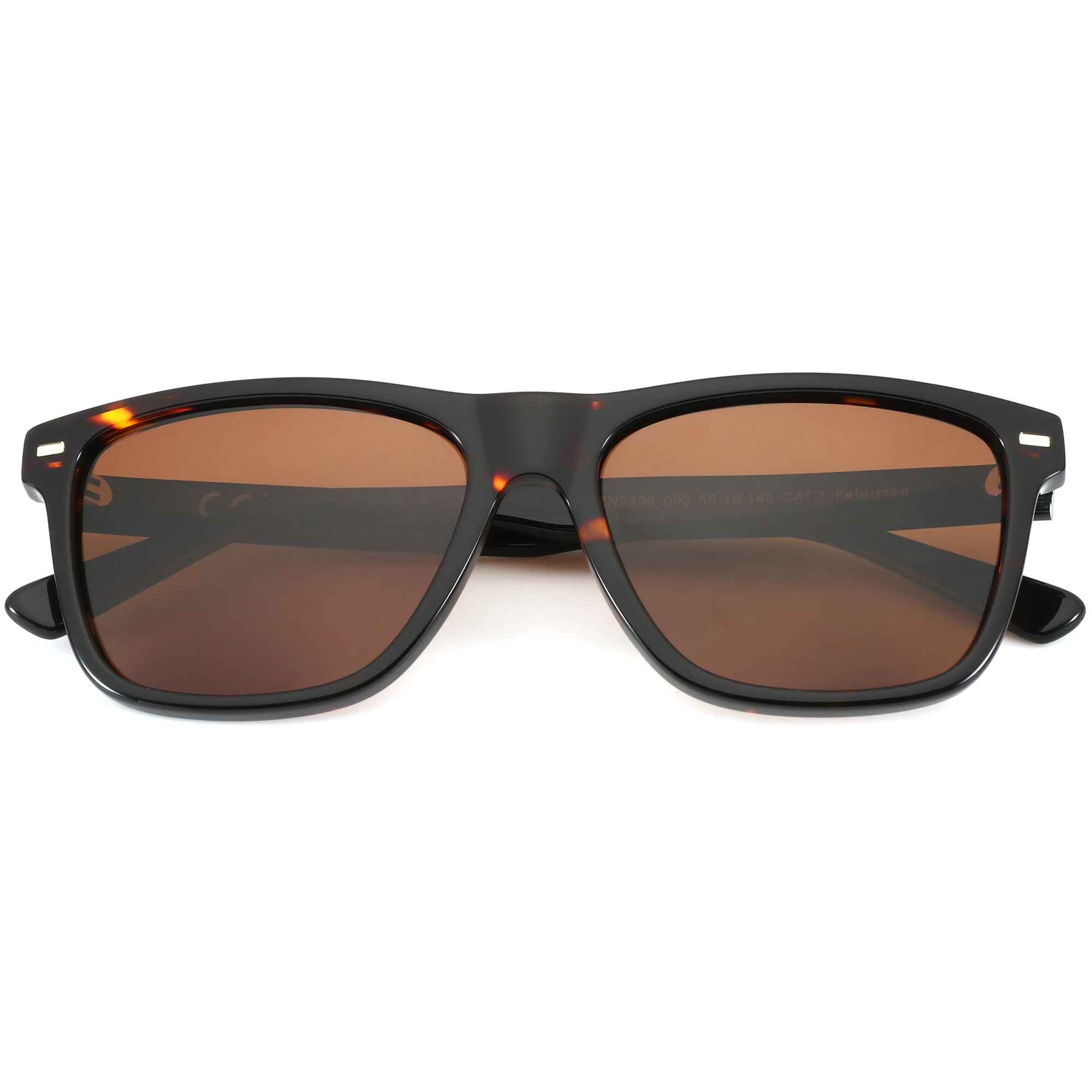 ZENOTTIC Neu eingetroffene quadratische polarisierte Sonnenbrille, UV400-Schutz, Acetat-Sonnenbrille, klassisches Design, Schatten für Damen und Herren – Detail 16