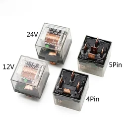 1pcs Waterproof Automotive Relay 12V 100A 5Pin SPDT Car Control Device Relays DC 24V High Capacity Switching