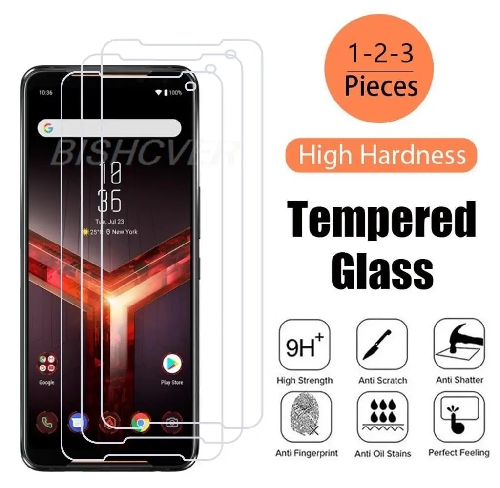 Tempered Glass For Asus ROG Phone 3 ZS661KS Glass Screen Protector Glass for Asus ROG Phone 3 Strix Edition Protective Film