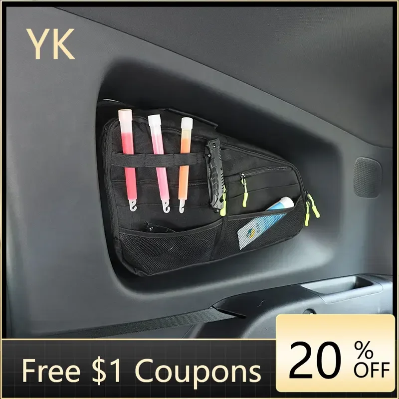 

For Changan Dark Blue G318 2024-25 Oxford Cloth Black Car Trunk Side Window Storage Bag Cargo Tools Tidying Package Accessories