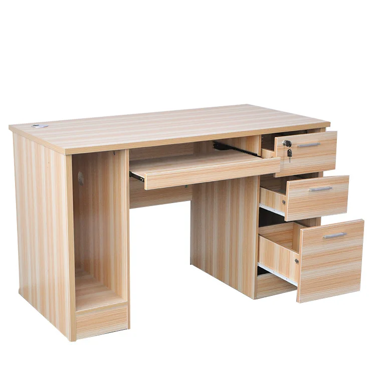 

！@Simple Single-person Desk Manufacturer Direct Sale Desktop Desk with Drawer Keyboard Rack Environmental Protection Study Desk