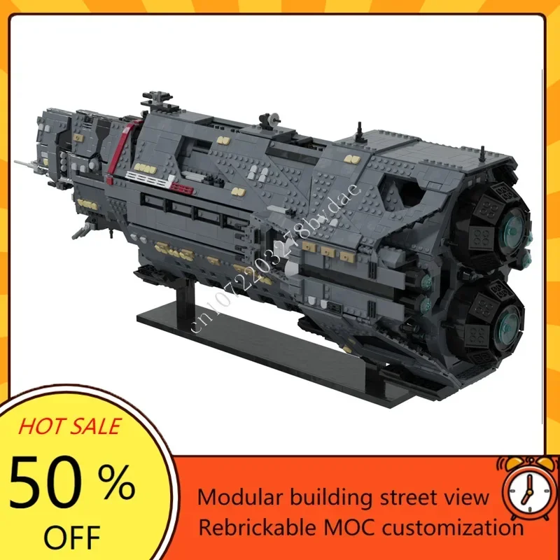 5404PCS Pillar of Autumn C-709 Space War Military MOC SpaceShip Battle Model Custom Puzzles DIY Education Assembly Model ToyGift
