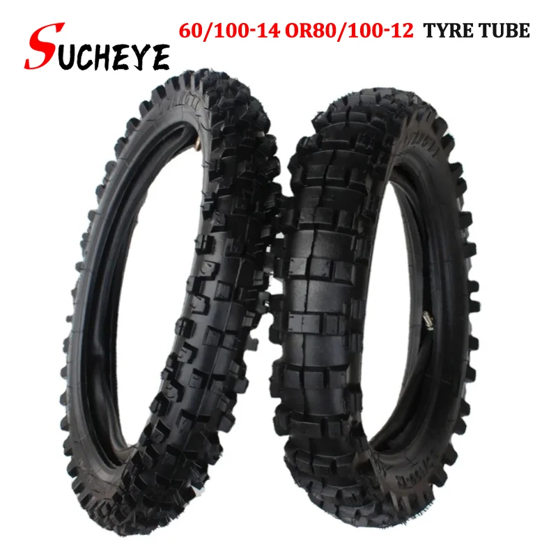 

60/100-14 Передняя 80/100-12 (3,00-12) Задняя колесная шина 12 дюймов, глубокие зубья шина для китайского байка Kayo SLB, внедорожного мотоцикла