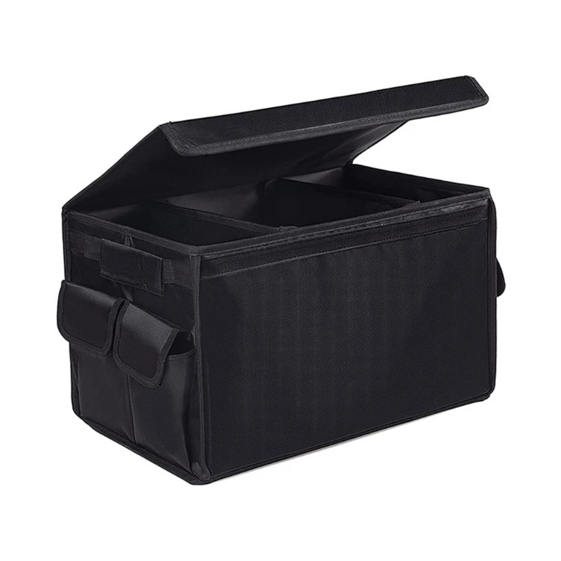 Aufbewahrungsbox Anti-Rutsch-Spritzwassergeschützter Kofferraum-Organisationsbehälter Auto-SUV-Organizer H8WE – Detail 1