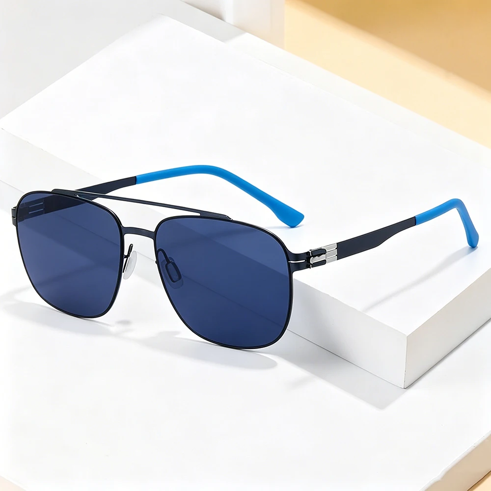 독일 브랜드 디자인 남성용 더블 빔 편광 선글라스 패션 - Sunglasses Polarized Men 리뷰 및 가격