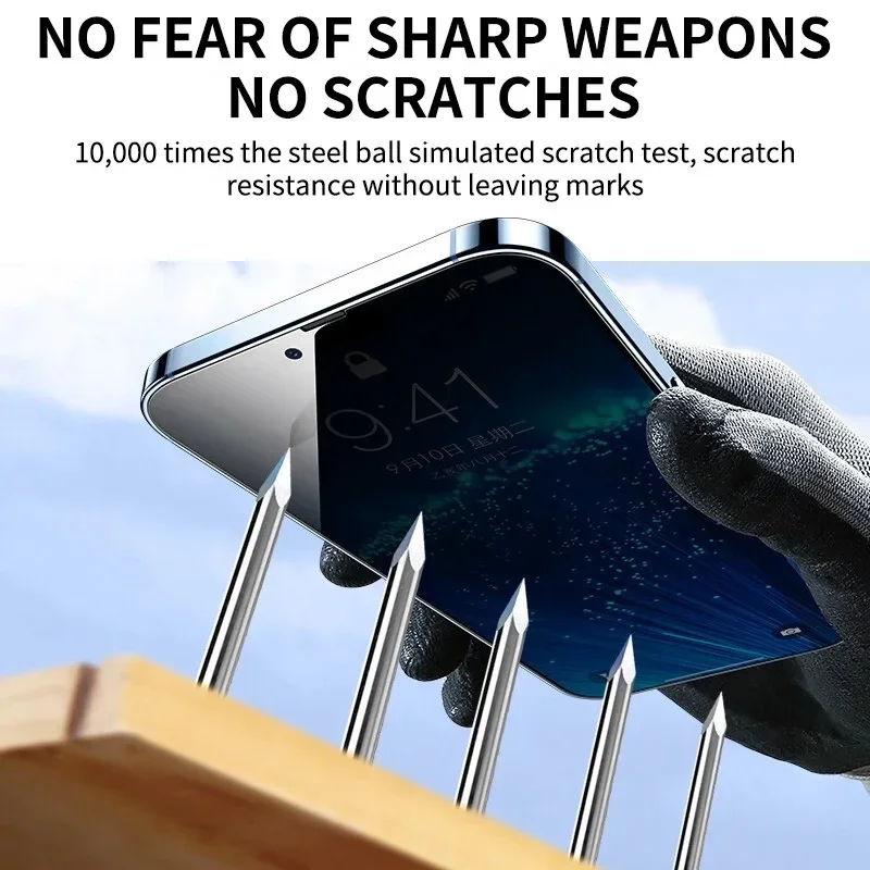 3Pcs Full Cover Privacy Screen Protector For iPhone 11 12 13 14 15 16 Pro Max Anti-spy Glass For iPhone 14 15 16 Plus Glass