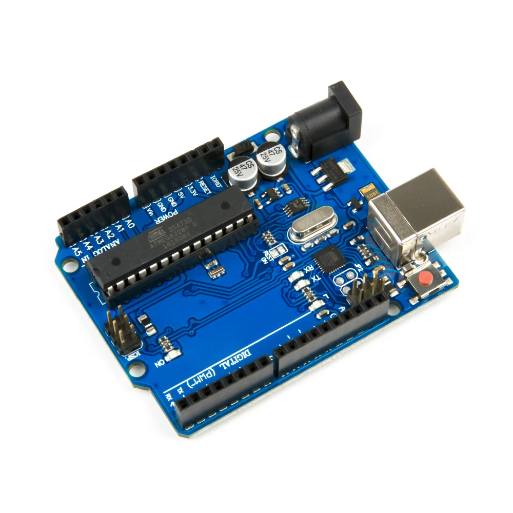 KUONGSHUN Development Board for UNO R3 Board ATmega328P ATMEGA16U2 with USB Cable for Arduino